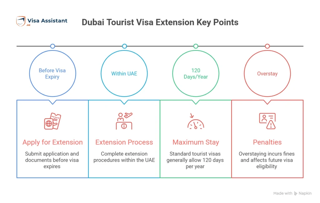 Dubai Tourist Visa Extension Rules
